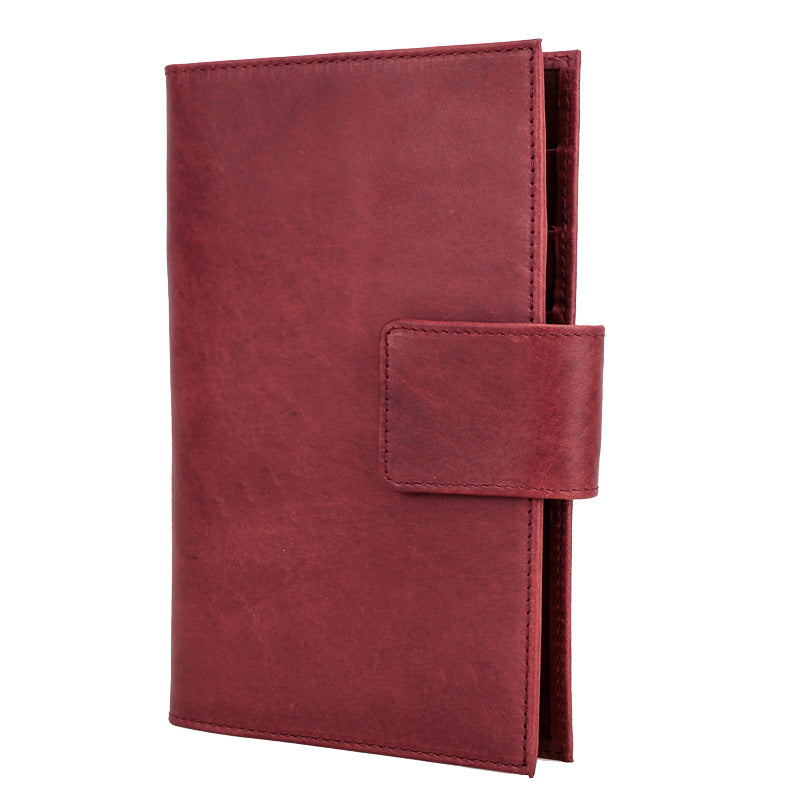 Premium Leder Reisepass-Etui mit Anti-Verlust Alarm