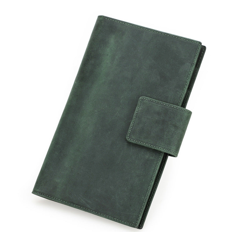 Premium Leder Reisepass-Etui mit Anti-Verlust Alarm