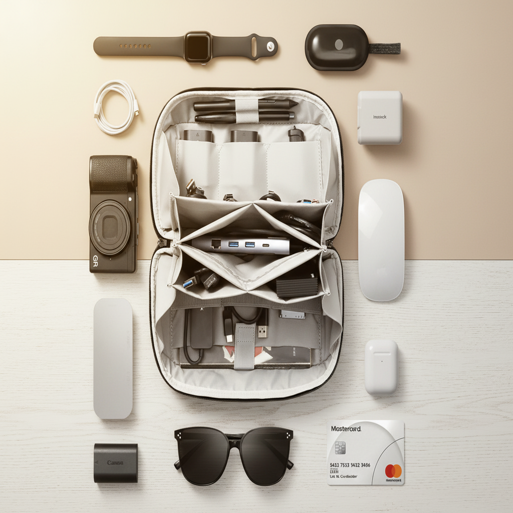 Bild 3 - Organizer mit Kabeln