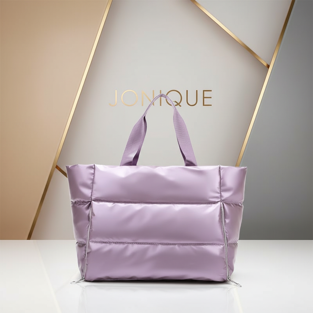 Hellgraue Tasche - JONIQUE